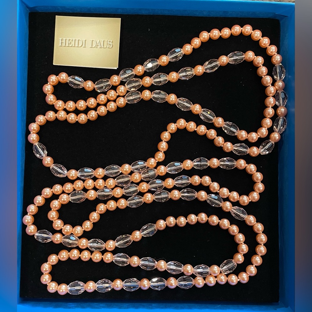 Heidi Daus Beads, Two (2) 44 inch strands.
